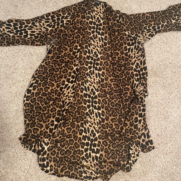 Semi-sheer open cardigan - Picture 1 of 2